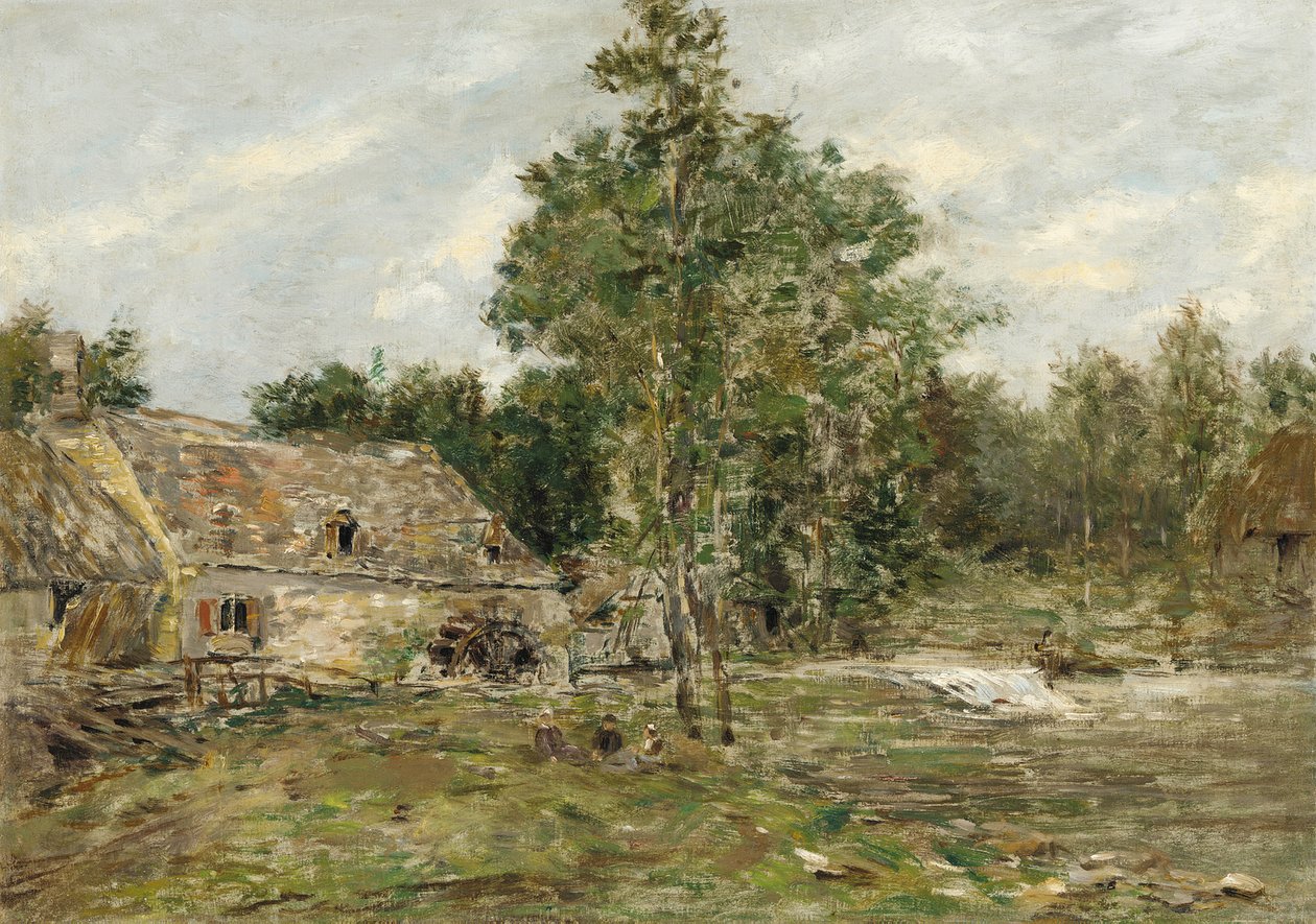 Saint-Cenery, mylly, n. 1890-1892 tekijältä Eugene Louis Boudin