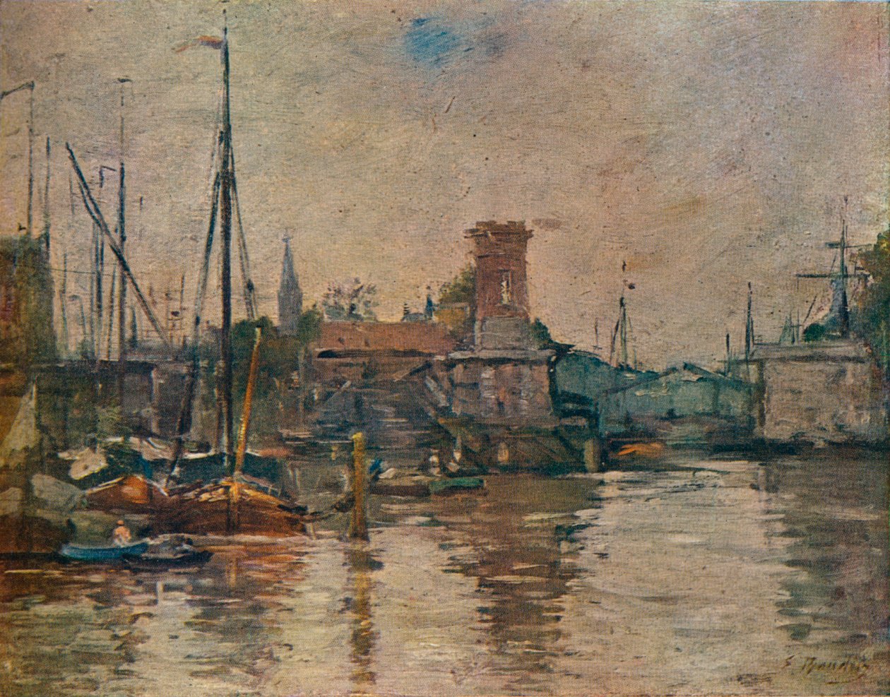 Merenkulku, 1800-luku tekijältä Eugene Louis Boudin