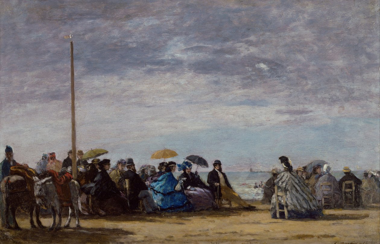 Ranta, 1864 tekijältä Eugene Louis Boudin