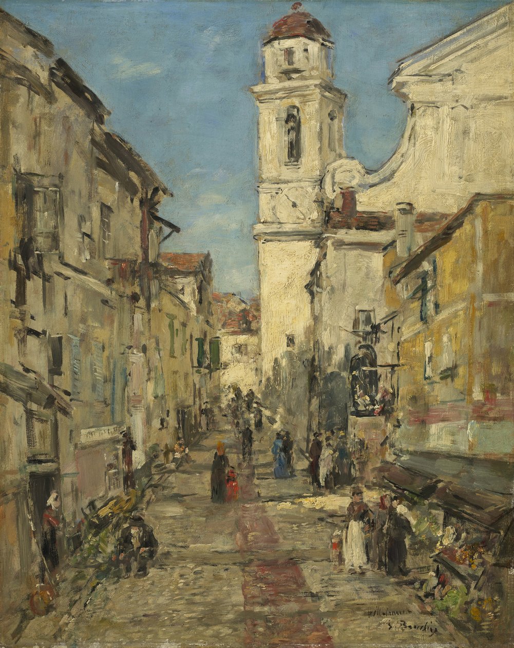 Villefranche, n. 1892 tekijältä Eugene Louis Boudin