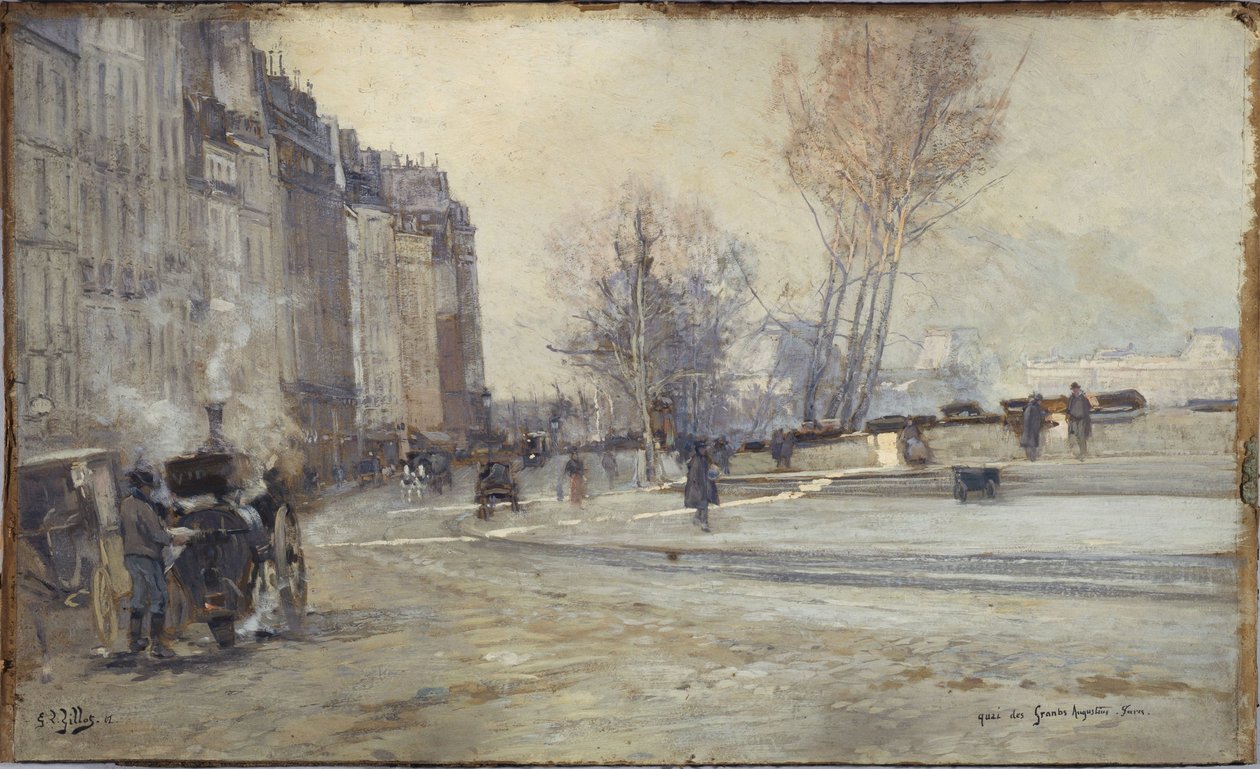 Quai des Grands Augustins tekijältä Eugene Louis Gillot