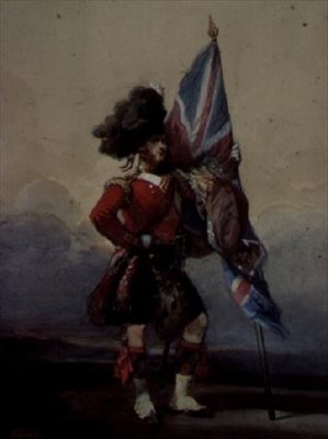75. Highlandersin lippu, 1800-luku tekijältä Eugene Louis Lami