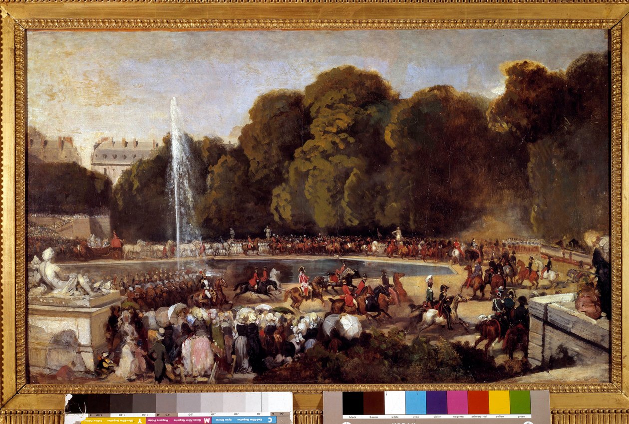 Orléansin herttuattaren Helene Mecklembourgin sisäänkäynti Tuileries