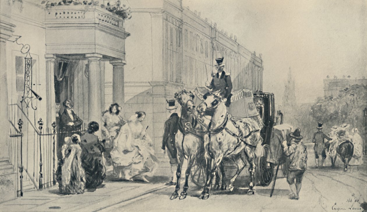 Eaton Squarella, 1850, 1920 tekijältä Eugene Louis Lami