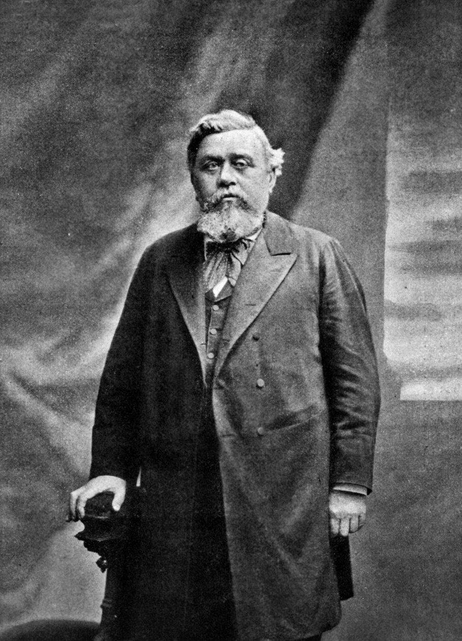 Armand Fallieres (1841-1932) Ranskan senaatin puheenjohtaja vuosina 1899-1906 ja Ranskan tasavallan presidentti vuosina 1906-1913. tekijältä Eugene Pirou