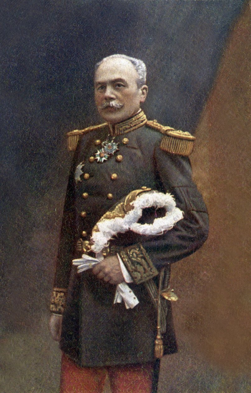 Fernand de Langle de Cary (1849-1927) ranskalainen upseeri ensimmäisen maailmansodan aikana (Verdun), kuva Eugene Pirou tekijältä Eugene Pirou