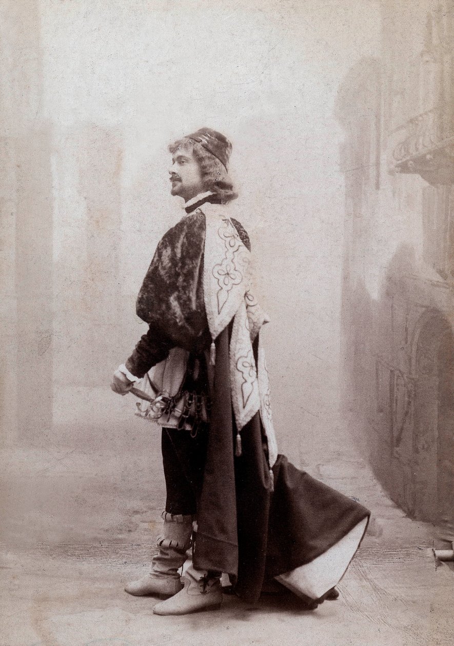 Ranskalainen koomikko Dauvillier, noin 1900, kuva Eugene Pirou. tekijältä Eugene Pirou