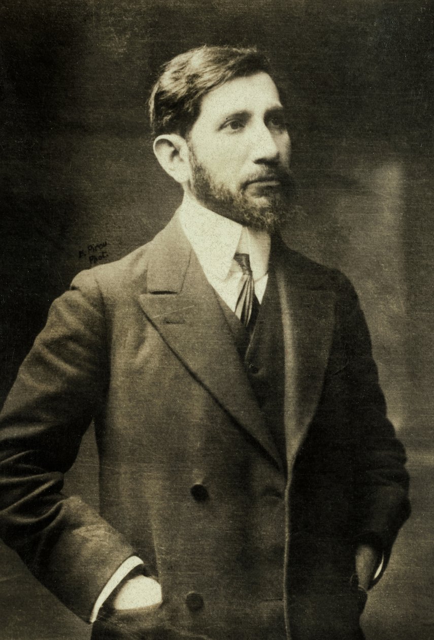 Charles Maurrasin muotokuva (kuva) tekijältä Eugene Pirou
