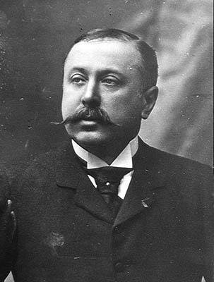 Salomon de Gunsburgin muotokuva (m/w kuva) tekijältä Eugene Pirou