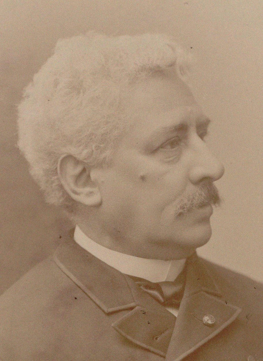 Säveltäjä Olivier Métran muotokuva 1830-1889, 1870-luku. tekijältä Eugene Pirou