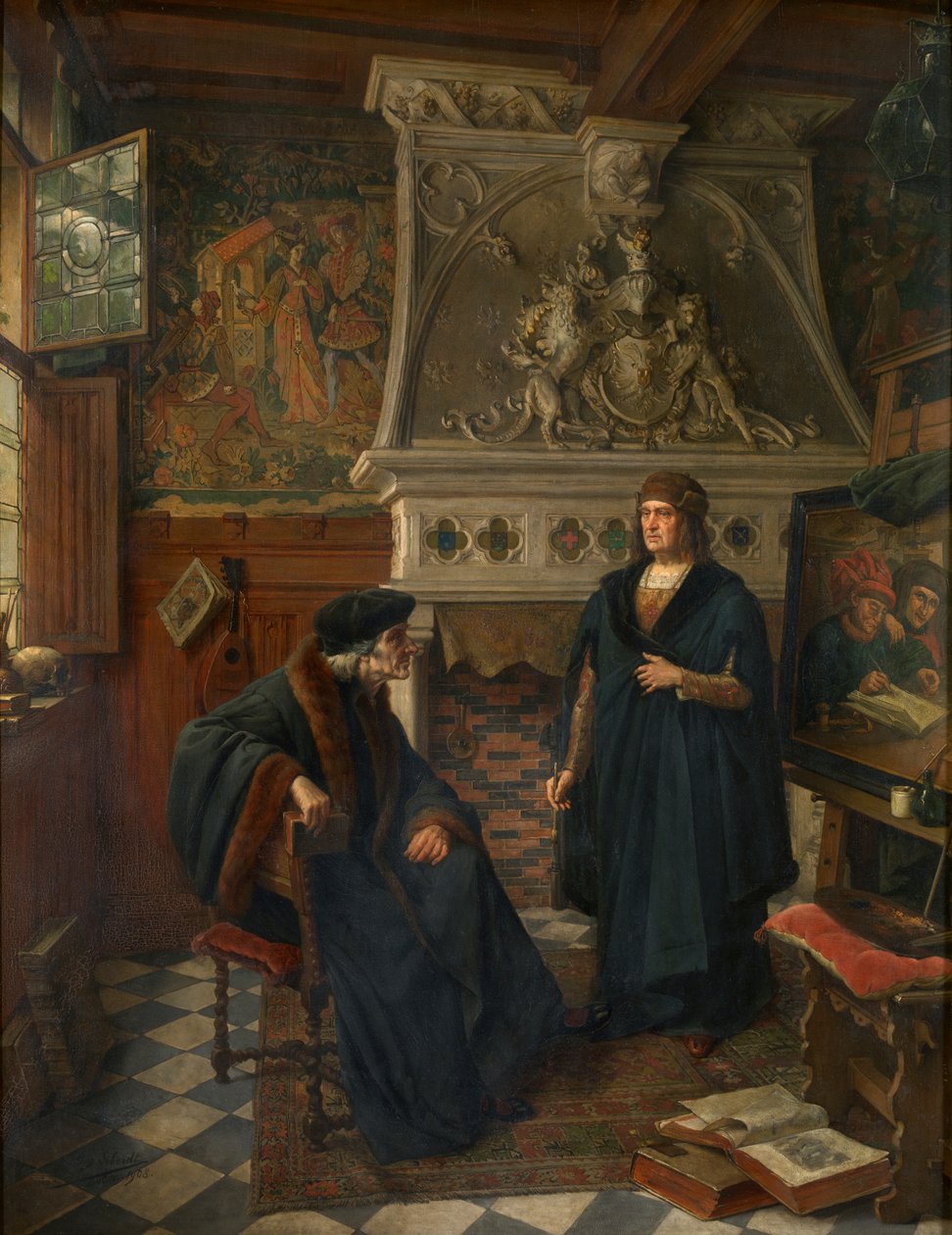Erasmus ja Quentin Matsys tekijältä Eugene Siberdt