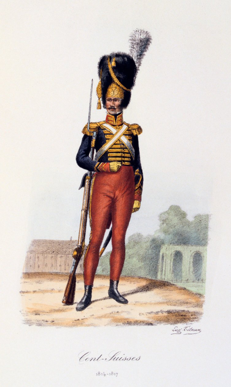 Sata sveitsiläistä, 1814-1817 tekijältä Eugene Titeux