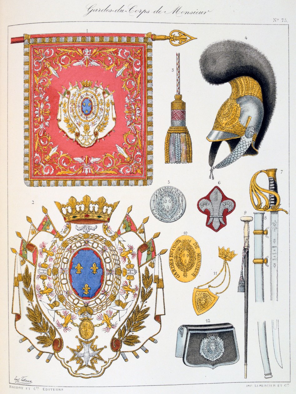 Monsieurin henkivartijat, Insignia tekijältä Eugene Titeux