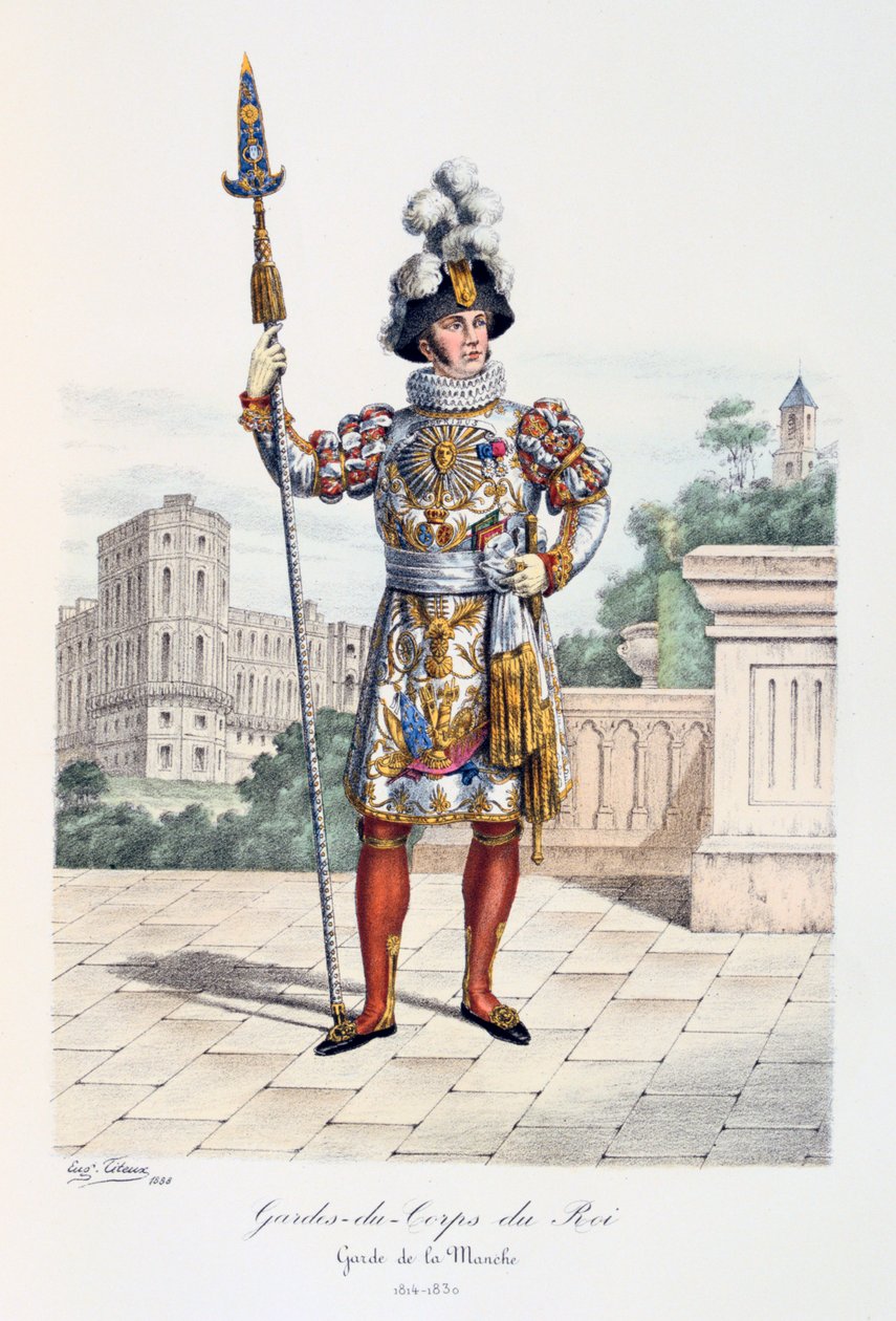 Kuninkaan henkivartijat, Kanavan vartija, 1814-30 tekijältä Eugene Titeux