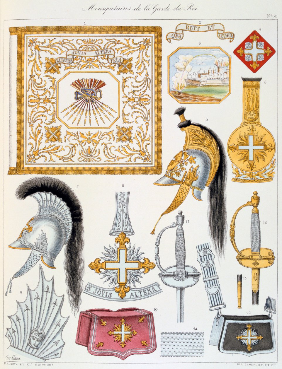 Kuninkaan kaartin muskettisoturit, Insignia tekijältä Eugene Titeux