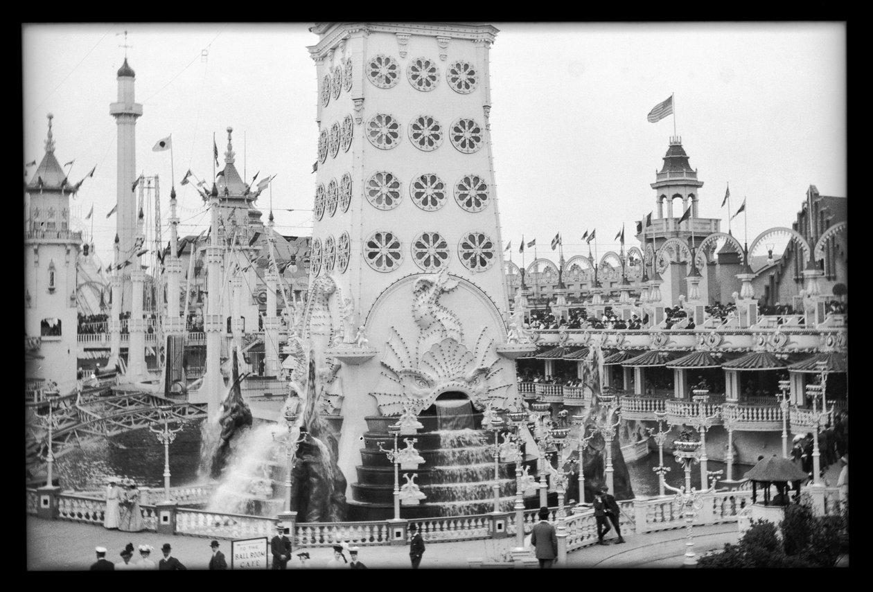 Luna Park, 1908 (nitraattinegatiivinen) tekijältä Eugene Wemlinger