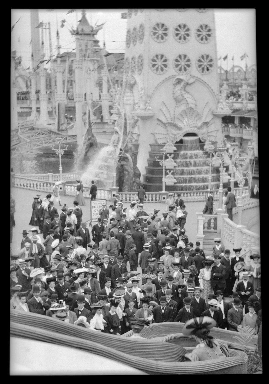 Luna Park, 1909 (nitraattinegatiivinen) tekijältä Eugene Wemlinger