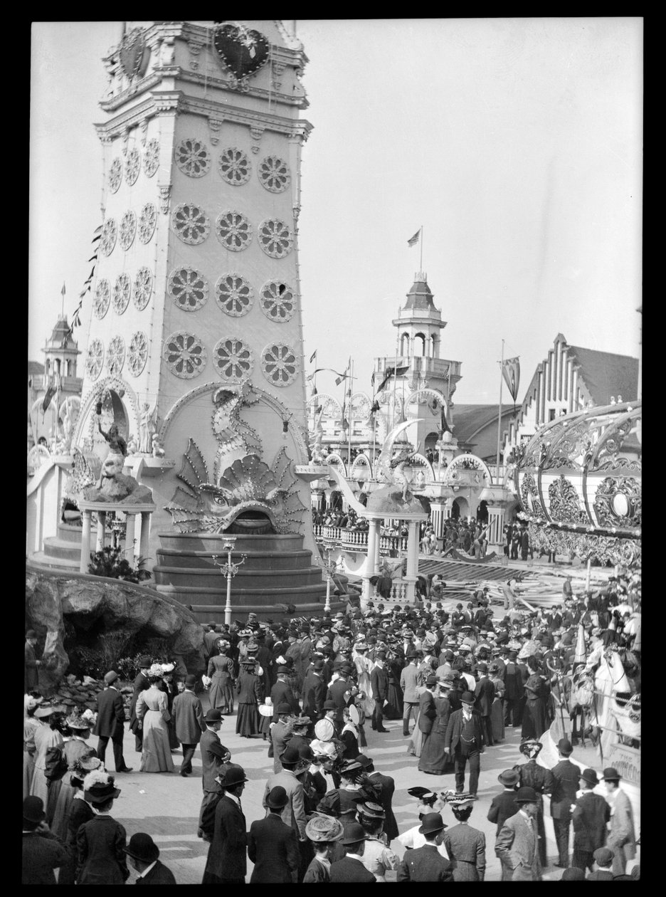 Luna Park, 1909 (nitraattinegatiivinen) tekijältä Eugene Wemlinger