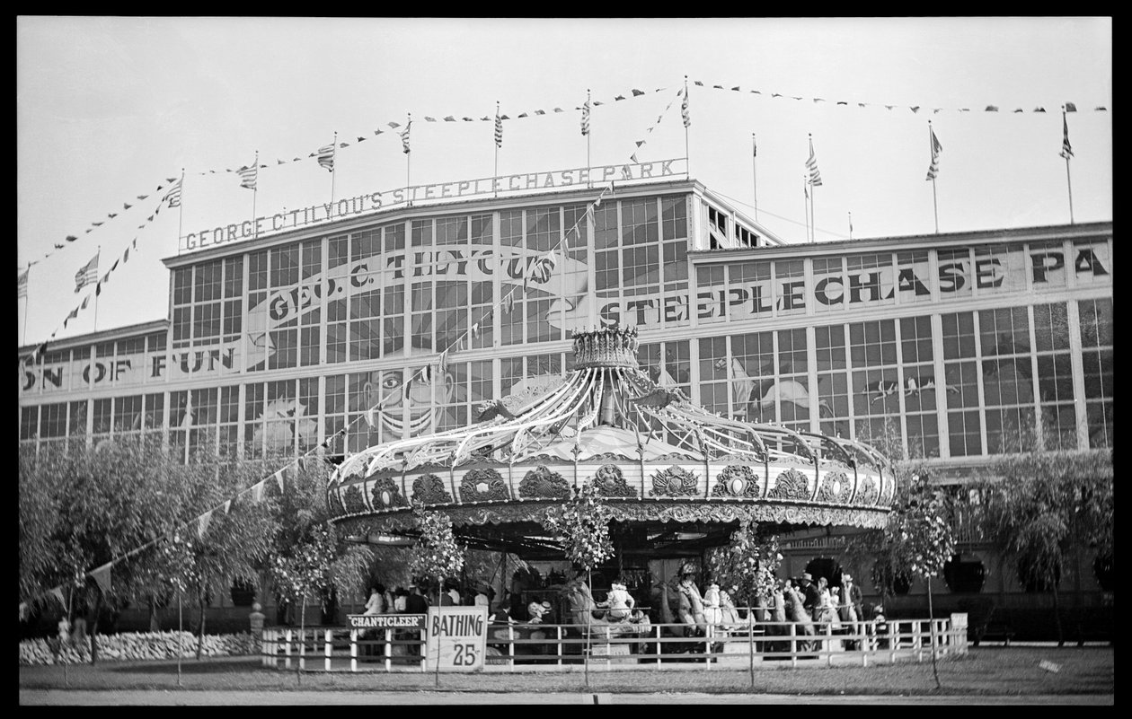 Näkymä Coney Islandille, 1903 (nitraattinegatiivinen) tekijältä Eugene Wemlinger