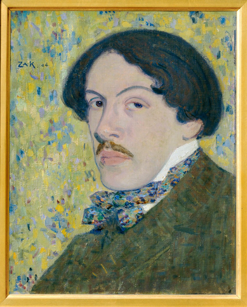 Portrait du peintre Leopold Gottlieb - Maalari Leopold Gottliebin muotokuva ... tekijältä Eugene Zak
