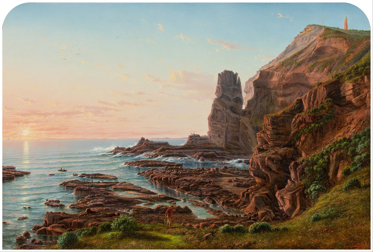 Castle Rock, Cape Schanck tekijältä Eugene von Guérard