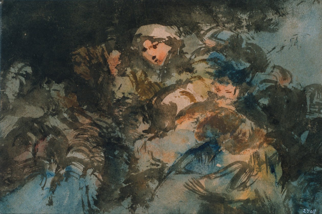 Ryhmä noitia tekijältä Eugenio Lucas Velázquez
