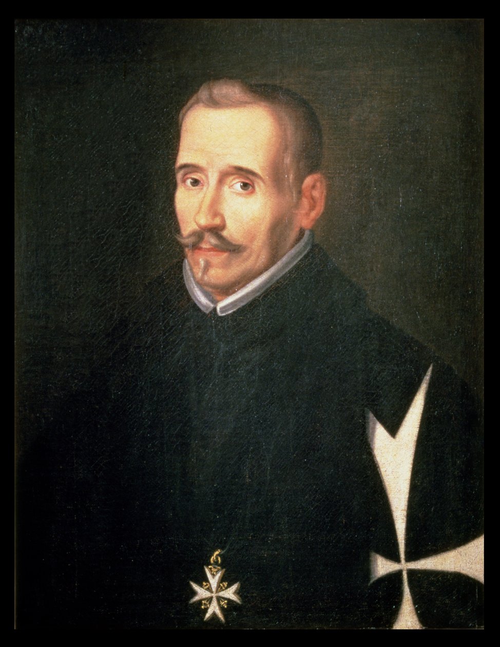 506 131-0795275/1 Lope Felix de Vega Carpion (1562-1635) muotokuva n. 1630 (öljy kankaalle) tekijältä Eugenio (attr. to) Caxes