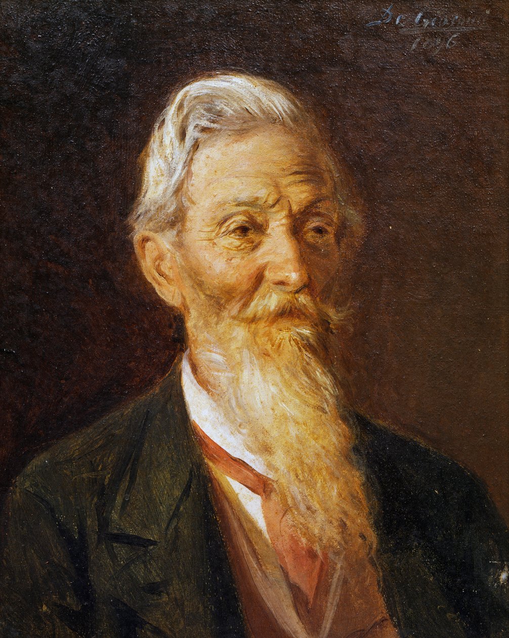 Francesco Prampolinin muotokuva, Eugenio de Giacomin (1852-1917) maalaus tekijältä Eugenio De Giacomi