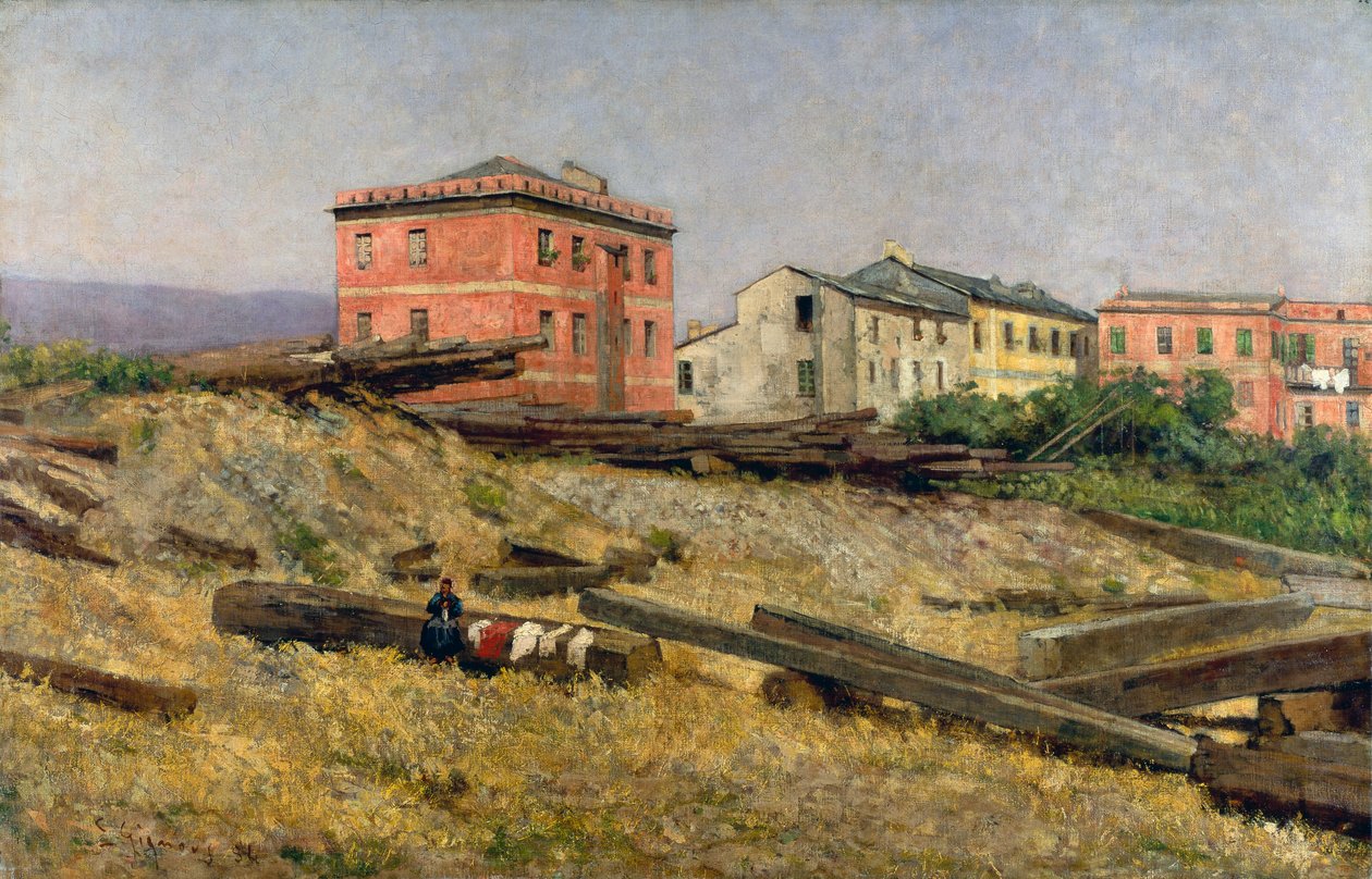 Taloja Ligurian Apenniineilla tekijältä Eugenio Gignous