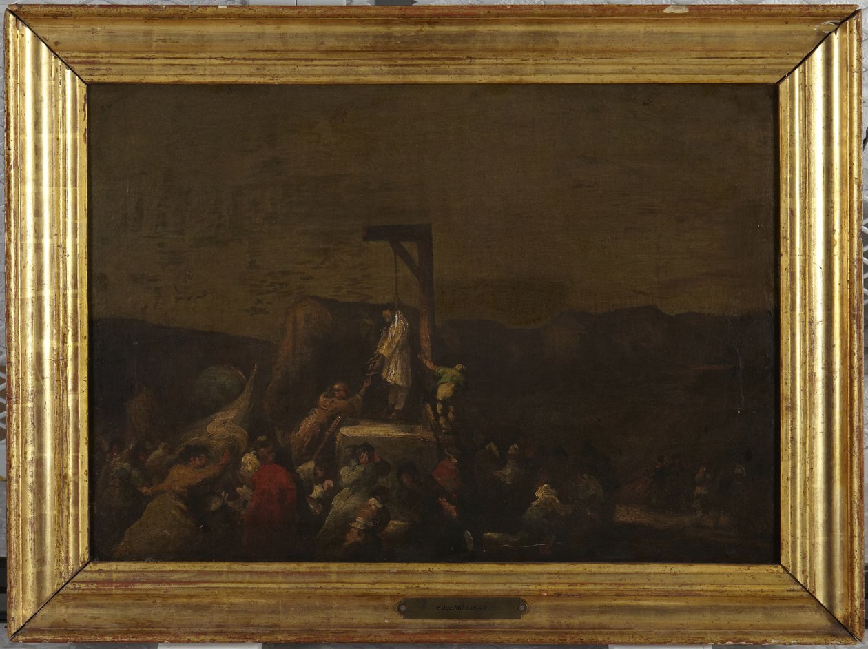 Die Hinrichtung tekijältä Eugenio Lucas Velázquez