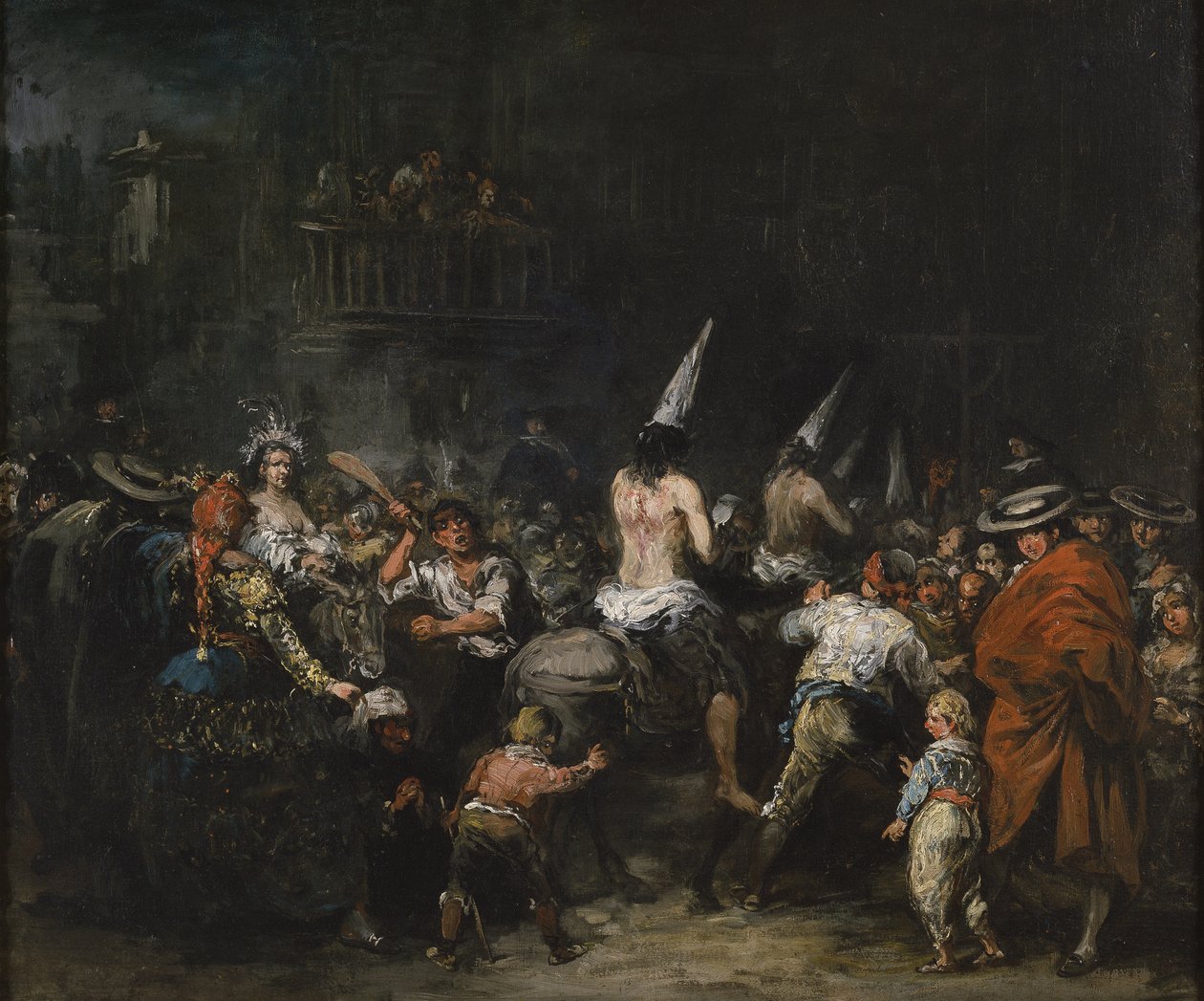 Inkvisition tuomitsema, 1800-luvun toinen puoli. tekijältä Eugenio Lucas Velázquez