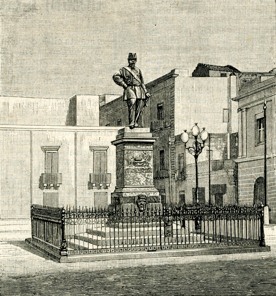 Muistomerkki Vittorio Emanuele II:lle (1820-1878), kirjoittanut Eugenio Maccagnani (1852-1930), Lecce, Apulia, Italia tekijältä Eugenio Maccagnani
