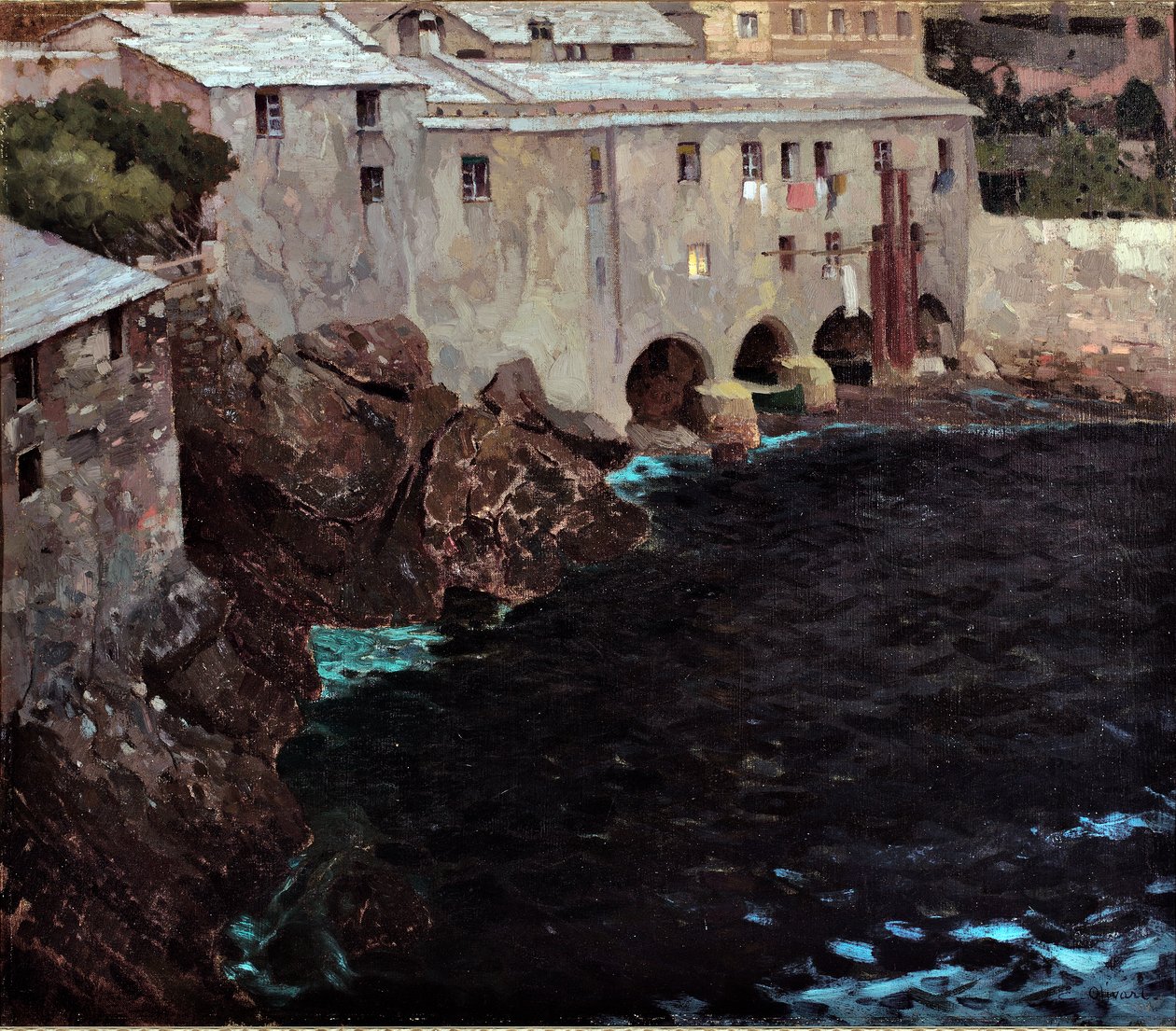 San Fruttuoson luostarin kaaret, n. 1909 tekijältä Eugenio Olivari