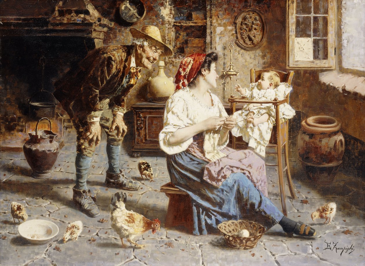 Perheen autuus tekijältä Eugenio Zampighi