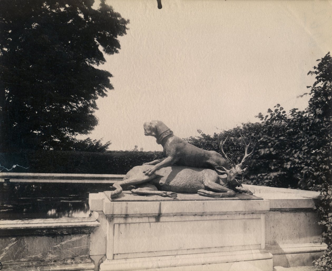 Point du Jourin suihkulähde, Versailles tekijältä Eugène Atget