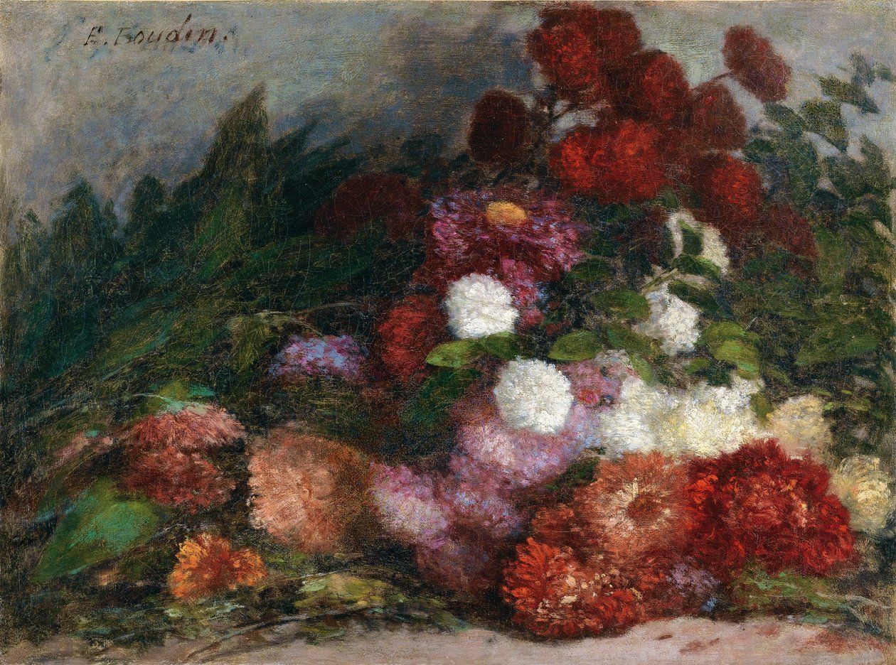 Jeté de Fleurs tekijältä Eugene Louis Boudin