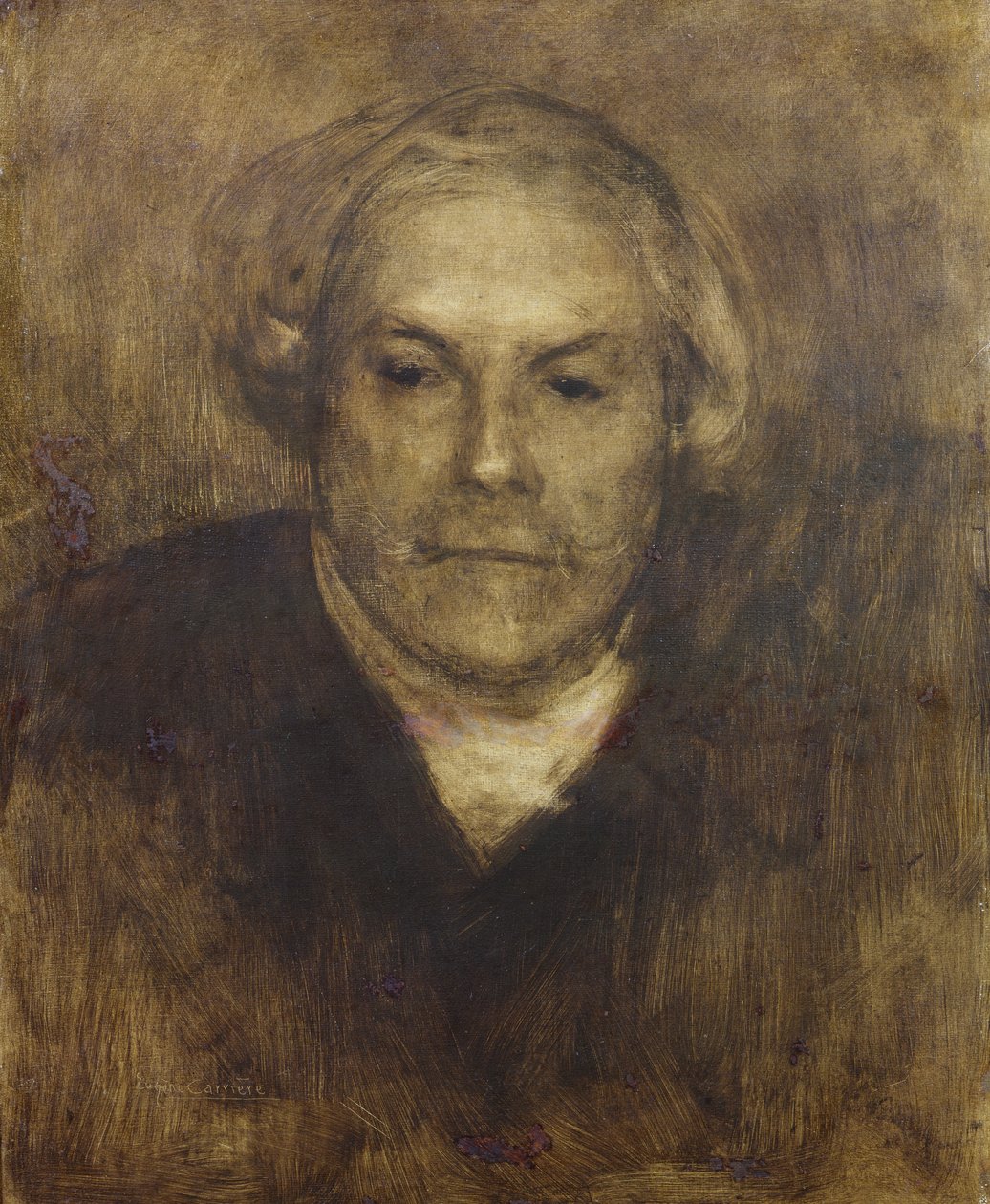 Edmond de Goncourt (1822-96) n. 1892 tekijältä Eugène Carrière