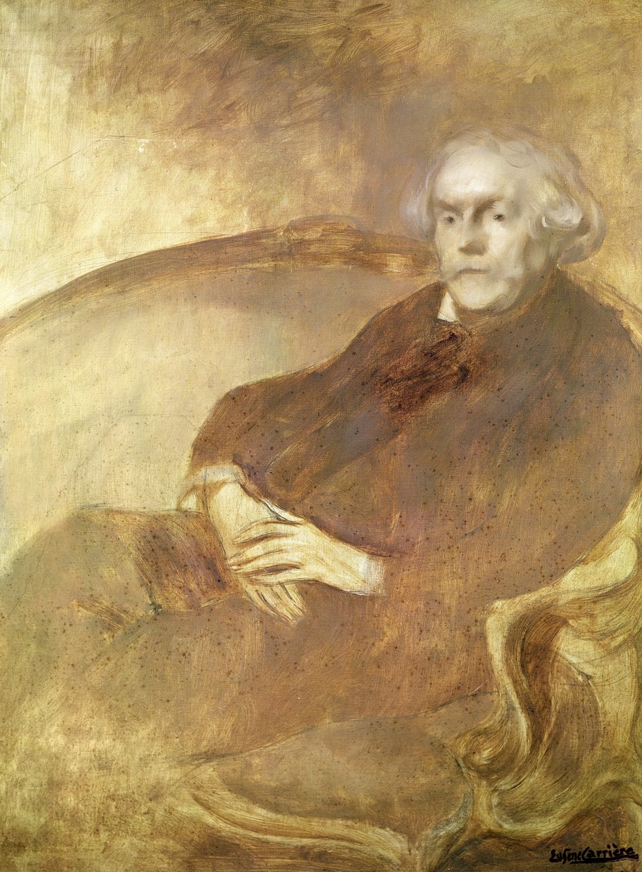 Edmond de Goncourtin muotokuva tekijältä Eugène Carrière
