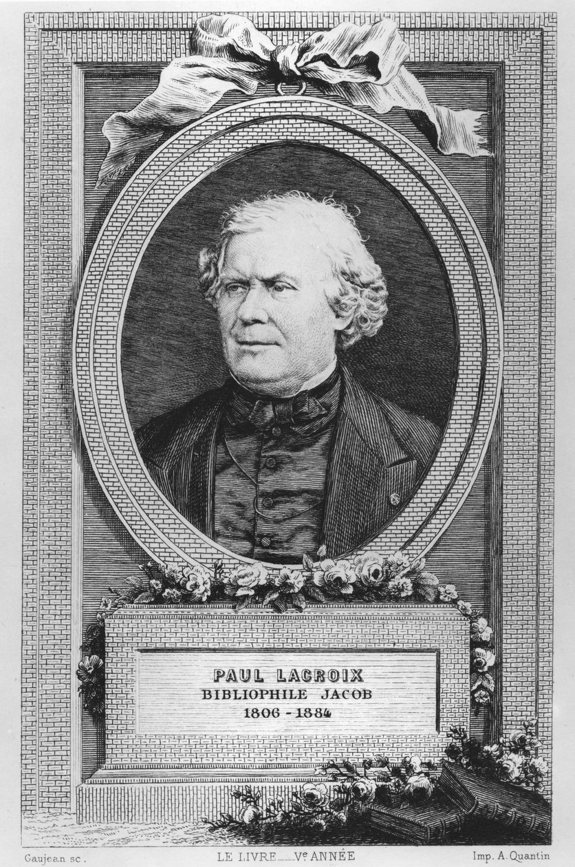 Paul Lacroixin muotokuva tekijältä Eugène Gaujean