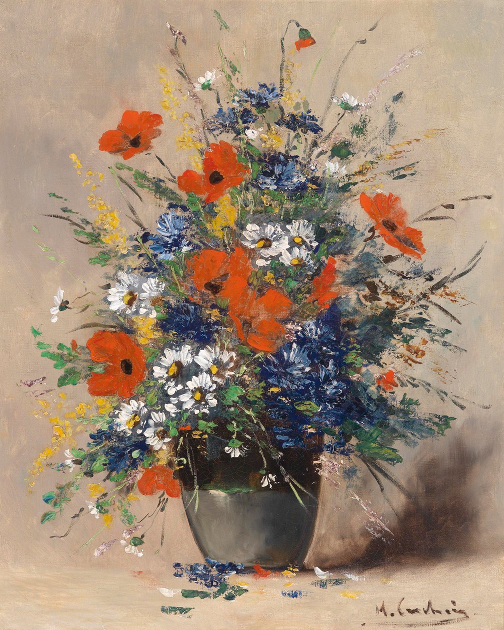 Sommerblumenstrauss tekijältä Eugene Henri Cauchois