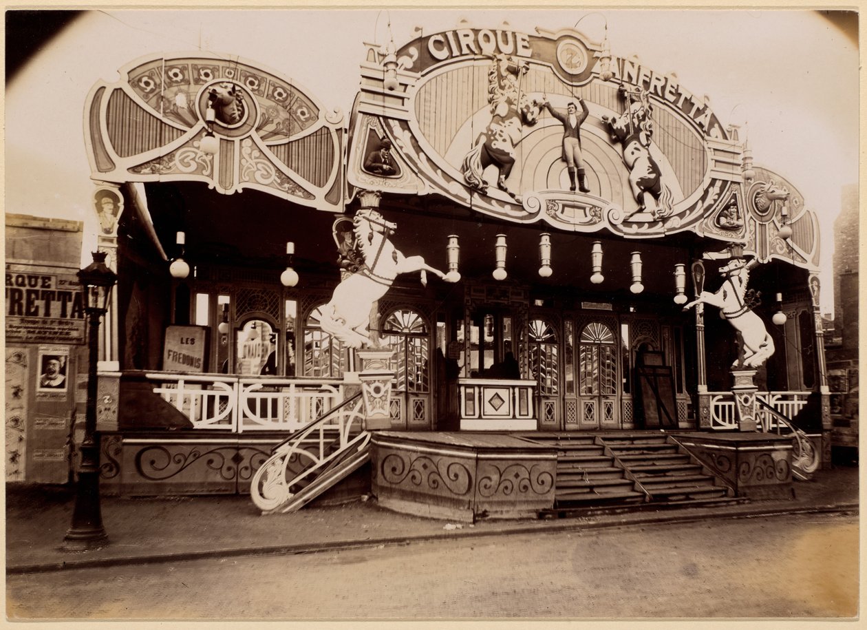 Foire des Invalides tekijältä Eugène Atget