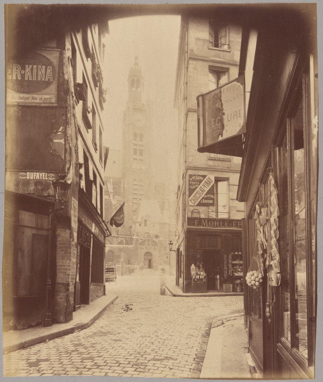 Saint-Étienne-du-Mont, rue de la Montagne Sainte-Geneviève tekijältä Eugène Atget