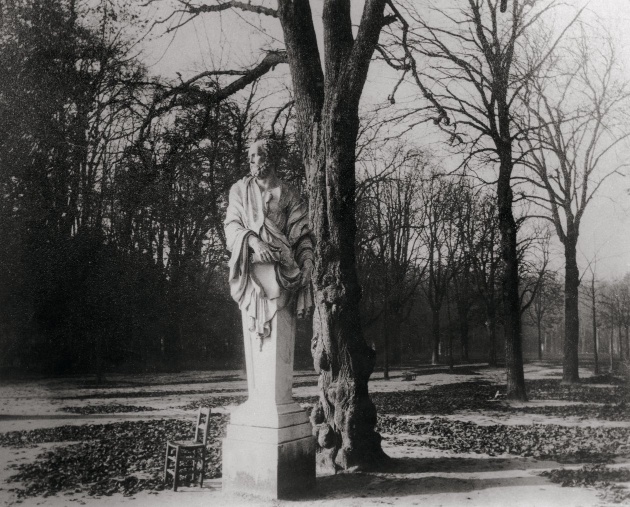 Patsas, Jardin des Tuileries, Pariisi tekijältä Eugène Atget