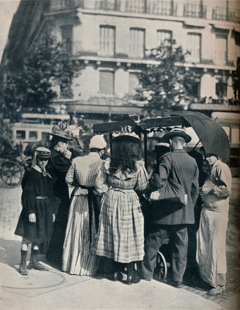 Katukohtaus, c1877-1927, 1929 tekijältä Eugène Atget