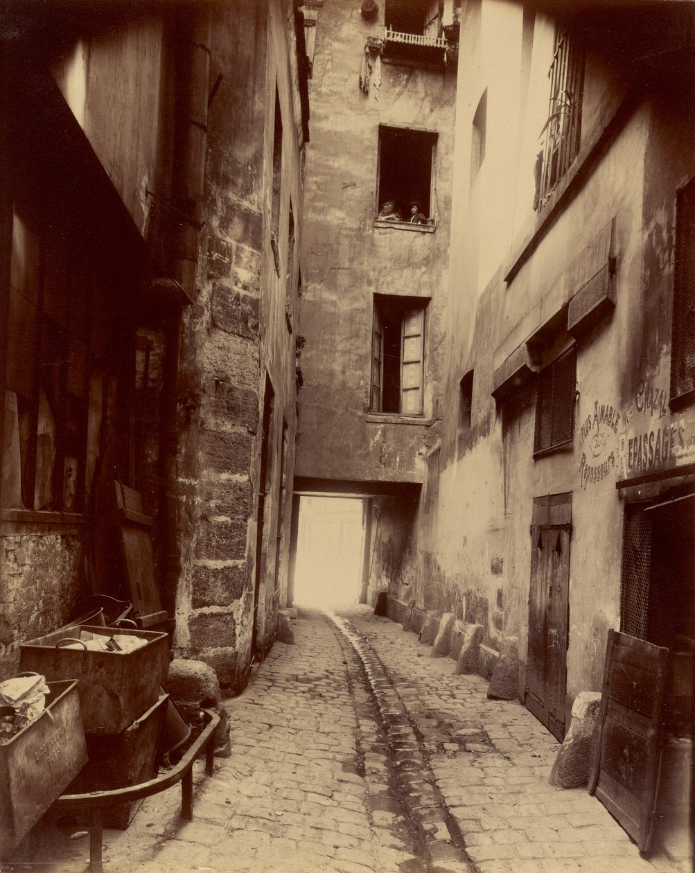 Vieille Cour, 22 rue Quincampoix tekijältä Eugène Atget