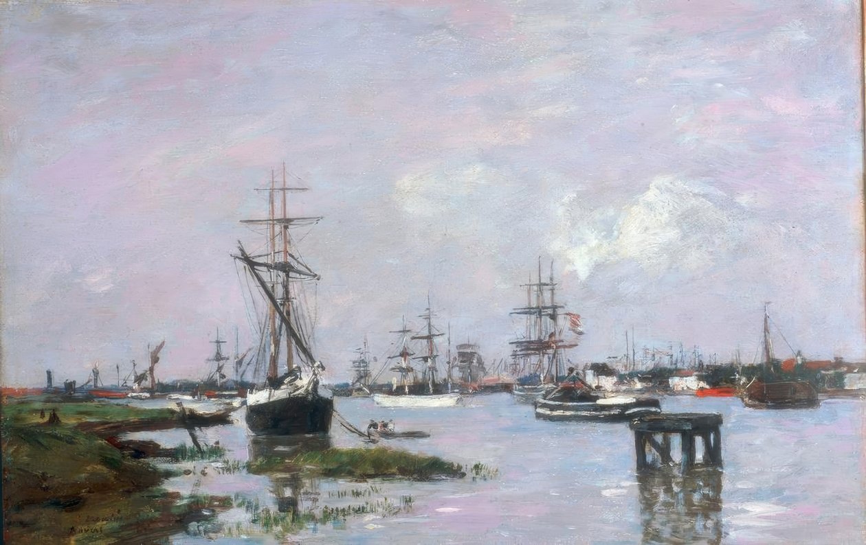 Antwerpen, satama tekijältä Eugene Louis Boudin