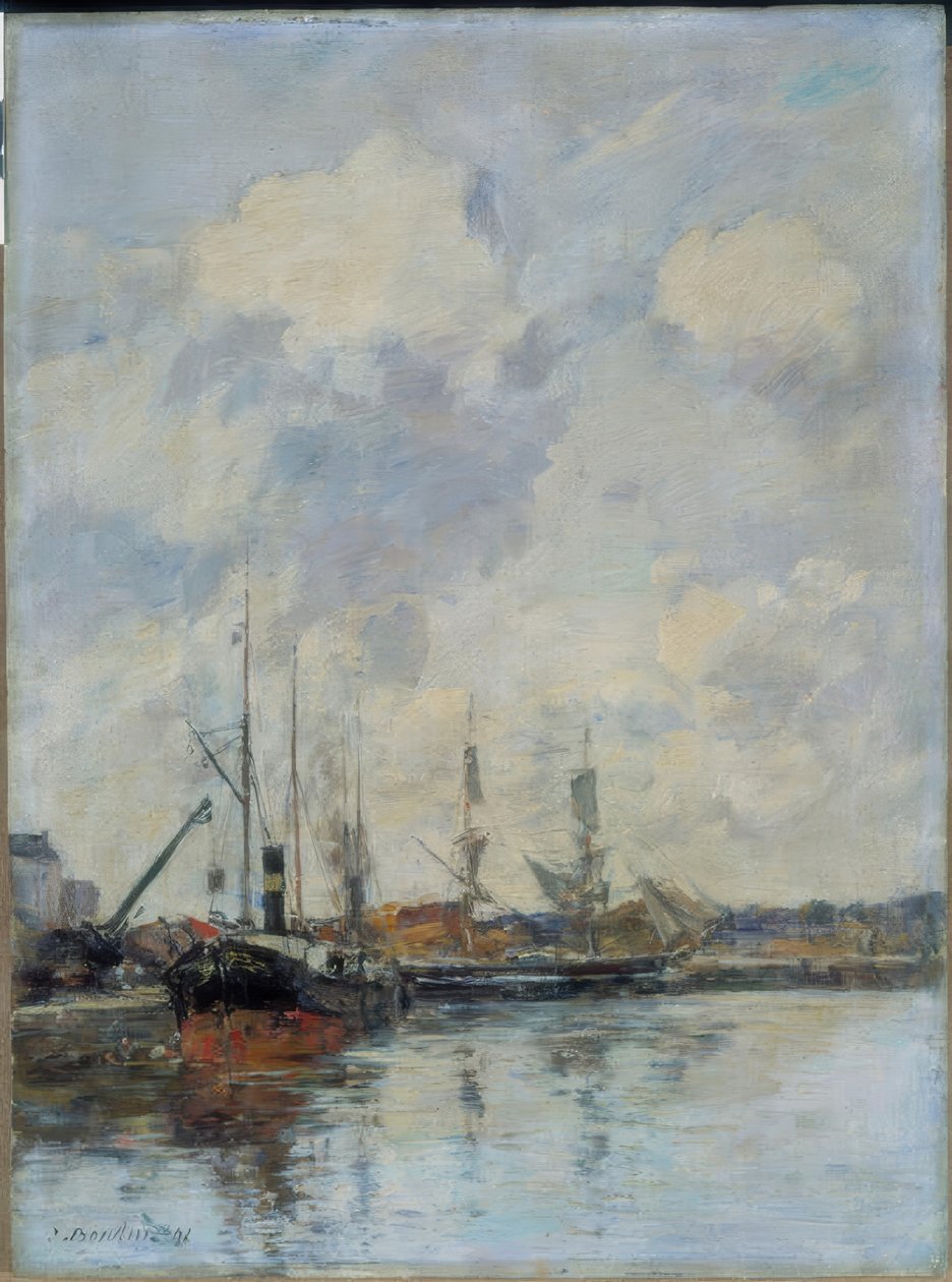Satama-allas tekijältä Eugène Boudin