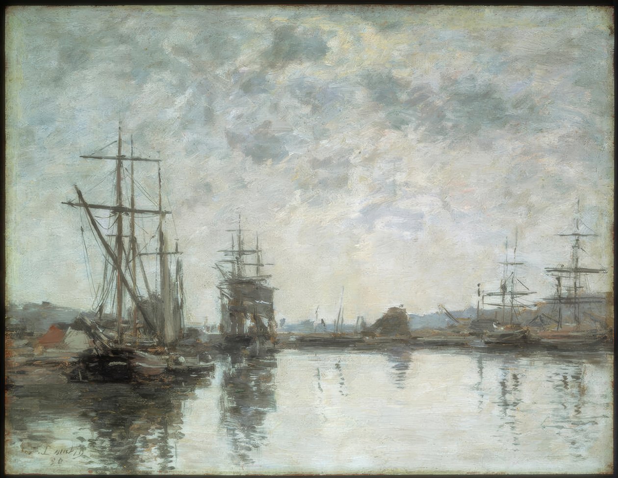 Deauville, satama-allas tekijältä Eugène Boudin