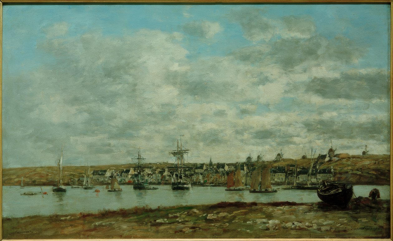 Camaretin satama tekijältä Eugene Louis Boudin