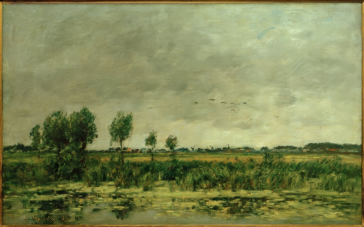 Moor bei Honfleur tekijältä Eugene Louis Boudin
